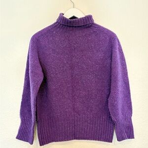 Howlin’ Sweater Rollneck Violet Purple 100% Wool Unisex Fit Made In Scotland XS